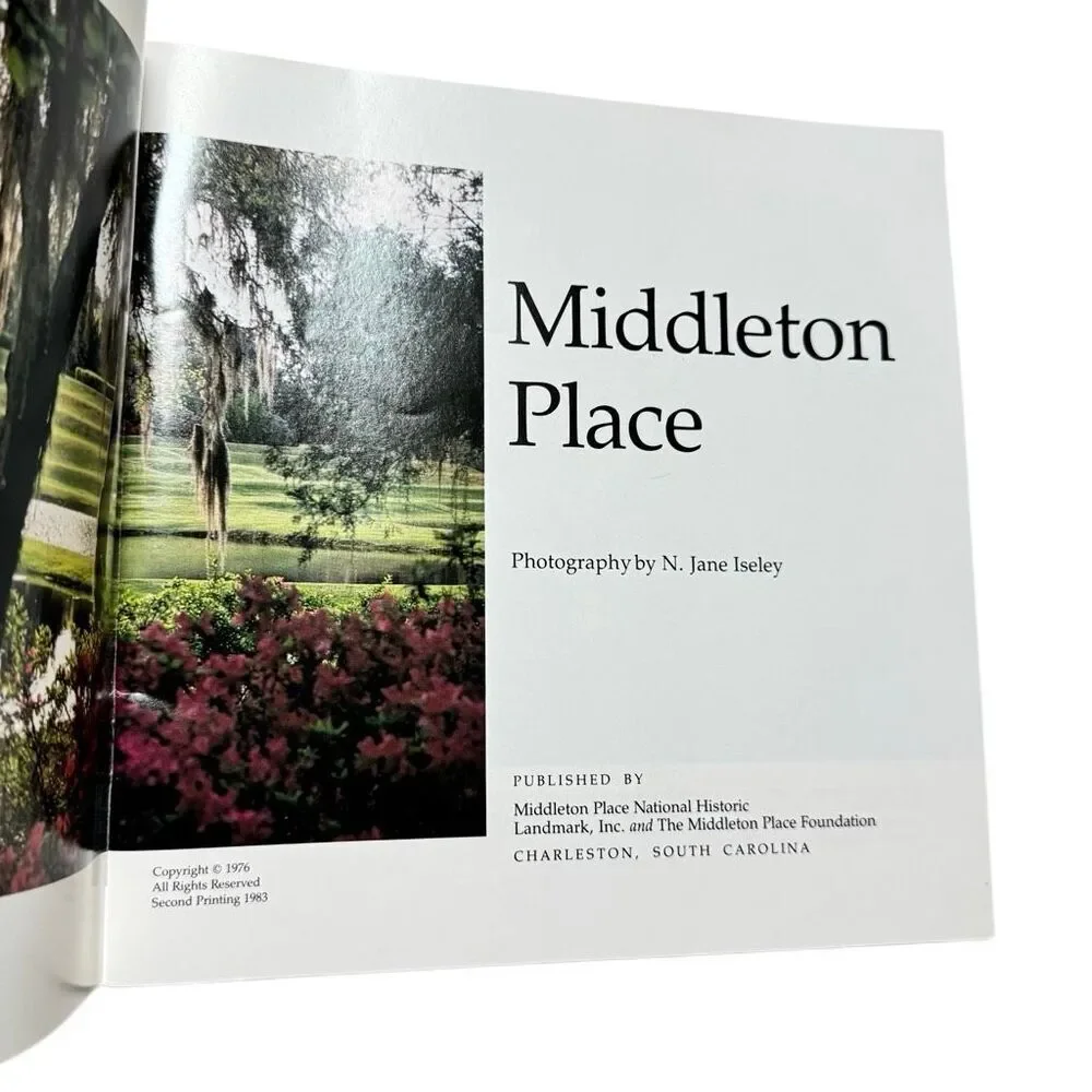Middelton Place By N. Jane Iseley (1983, Paperback)